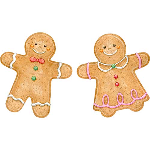 クリスマスクッキーイラストレイン🚂 - イラスト無料素材