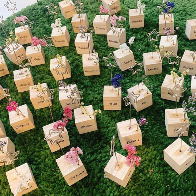 ベーシックな”紙の席札”が手作りで簡単に映えるテクニック８選ゼクシィ