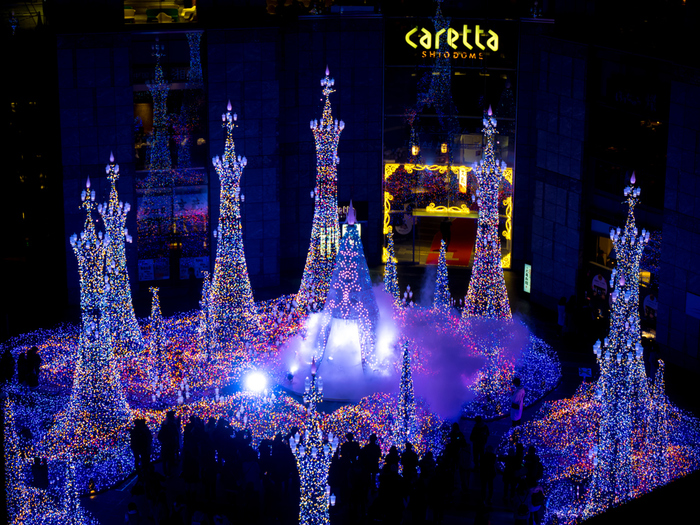 カレッタイルミネーションMinato-ku Tokyo