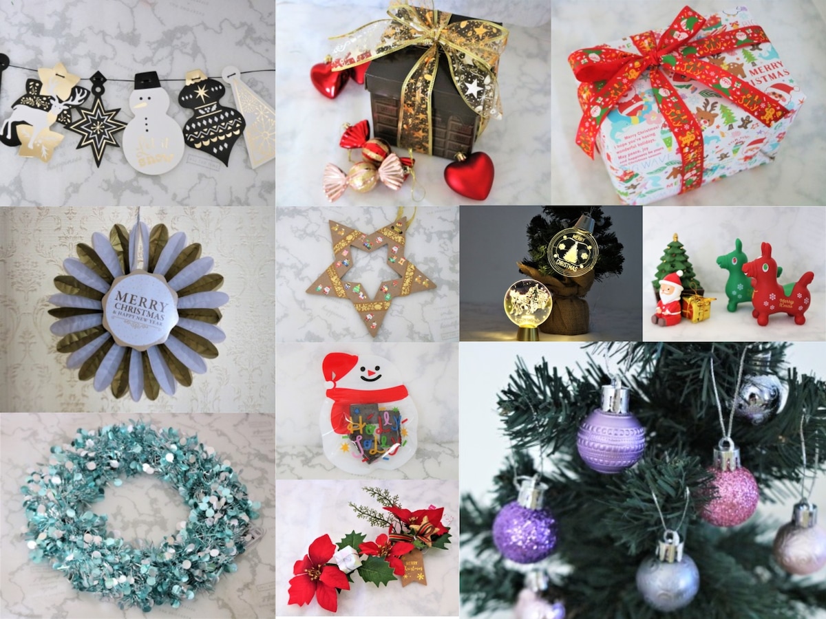 リースより簡単 100均アイテムと針葉樹で作るクリスマスツリーDIY