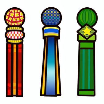 仙台七夕の無料イラスト