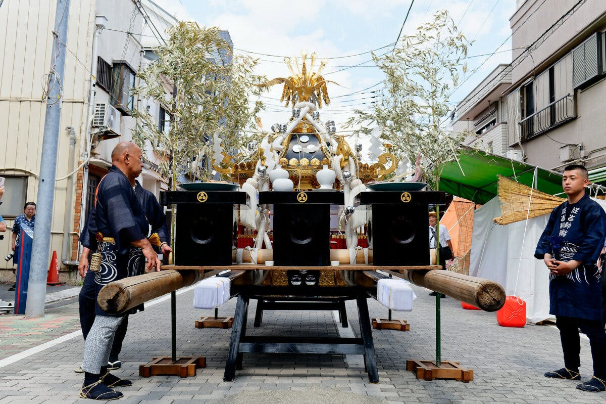 なつかしい街、佃～月島の住吉神社お祭りにて。 : 国府弘子 ひろこダイアリ