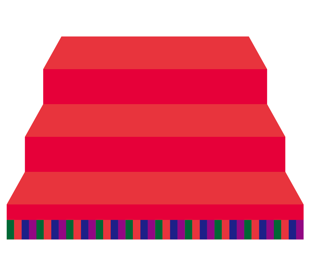 4種のひな壇イラスト - No: 22541455無料イラスト・フリー素材なら「イラストAC」