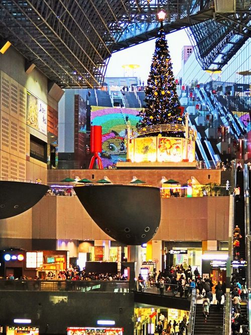 京都駅ビル クリスマスイルミネーション クリスマスツリーの写真素材46412193- PIXTA