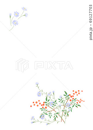 お歳暮に最適な送り状・お礼状の絵葉書の無料テンプレートさきちん絵葉書