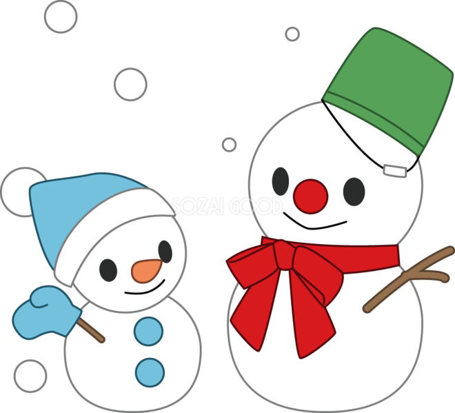 クリスマスセット：イラスト無料