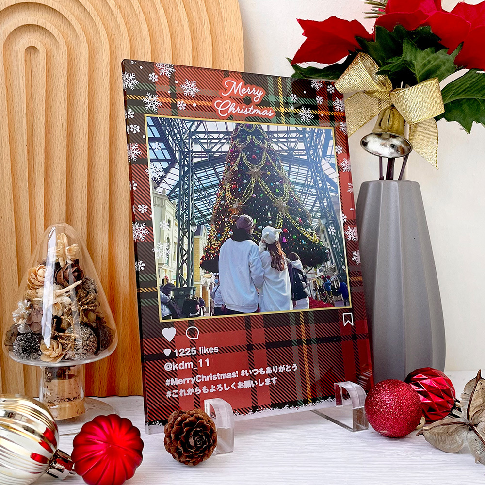 クリスマスメッセージカード＊フォトフレーム付