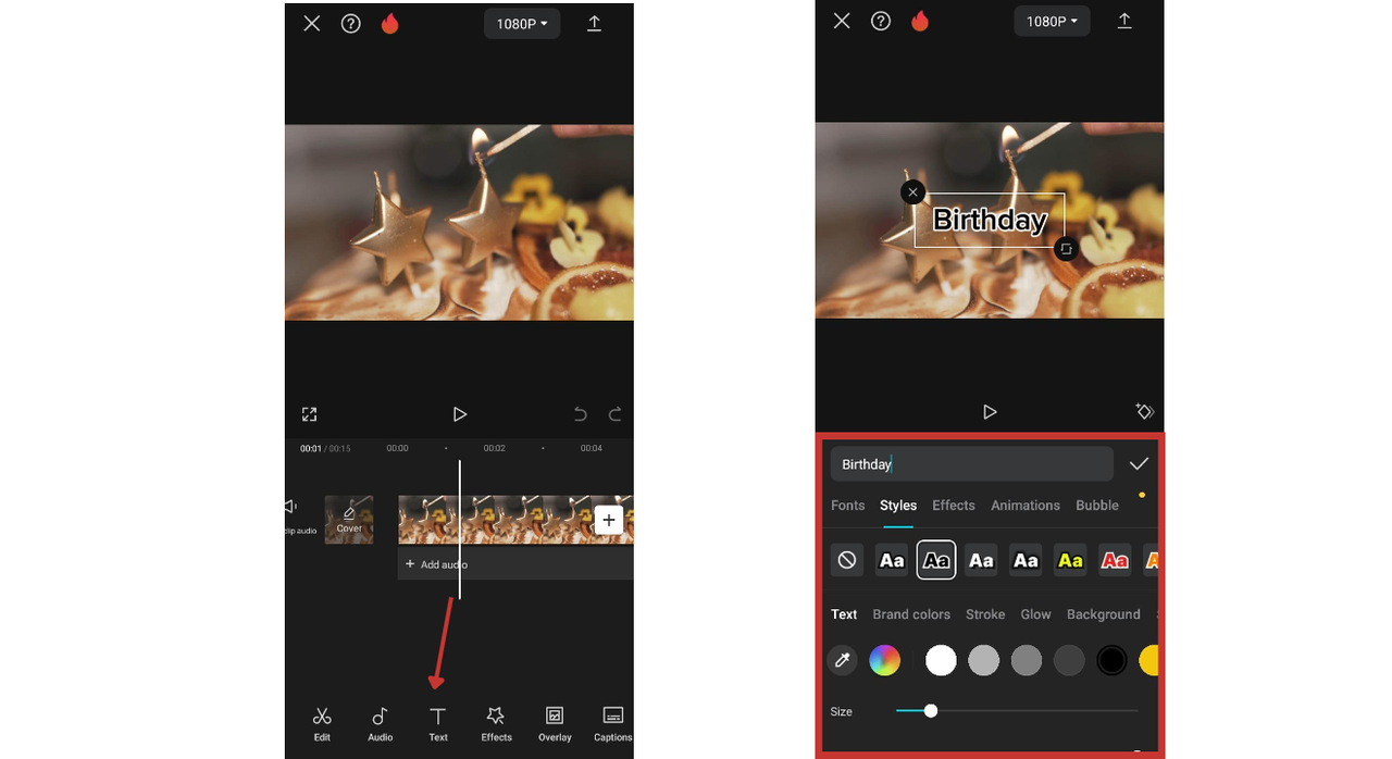 バースデー動画作り方及びおすすめアプリ