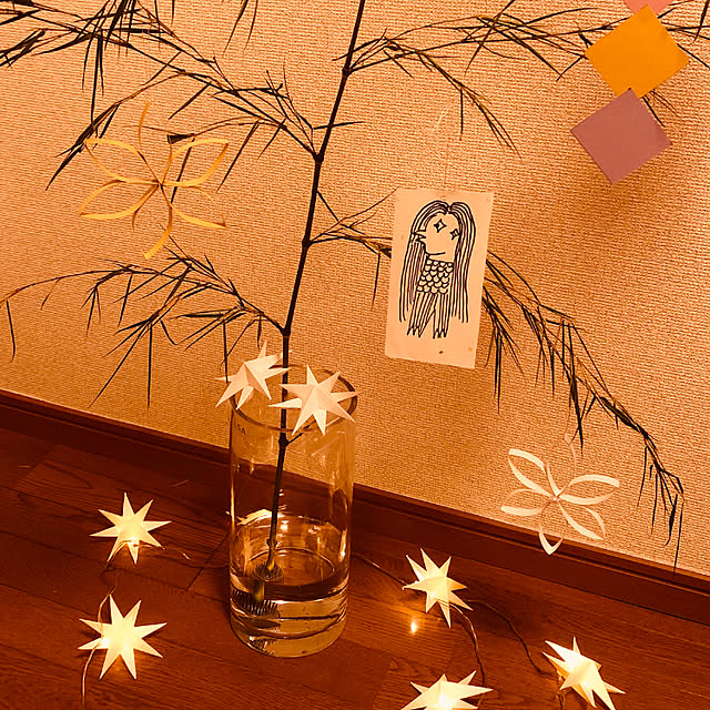 流れ星輪飾り〜おなじみの輪飾りを簡単アレンジ！手作り七夕飾り〜保育と遊びのプラットフォーム ほいくる