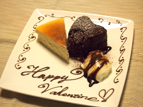 華やかなバレンタインプレートを期間限定1日10食限定で提供します公式通販 カファレル Caffarelイタリアチョコレートブランド