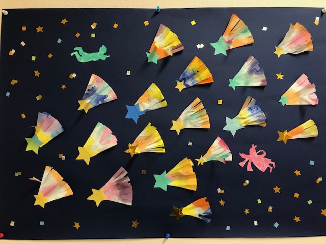 七夕壁面飾り工作ネタ 七夕飾りStar Festival decorations ７月壁面飾り高齢者