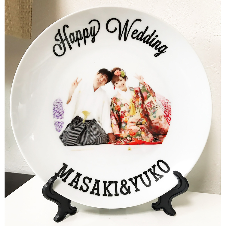 木製ネームプレート結婚式席札am works design