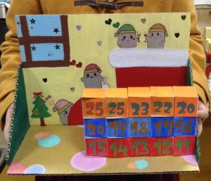 セリアの木箱でアドベントカレンダーＭ's LABO〜札幌 石狩 DIYプランナー®︎ × CAFE〜 おうち DIYカフェ