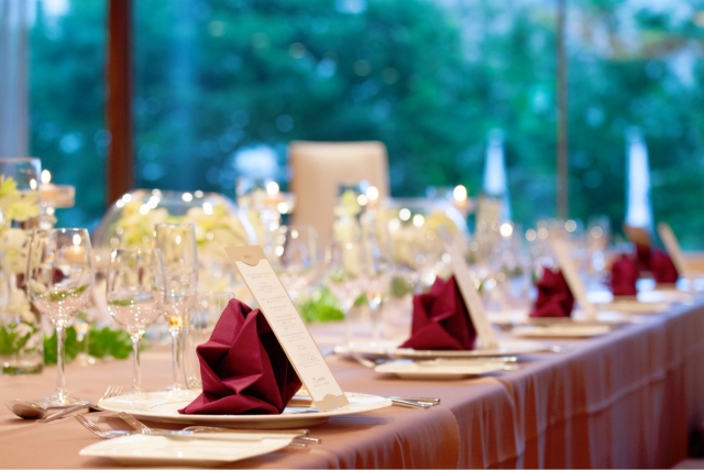 テーブルコーディネート星形のナプキン: ステキな結婚式♡ステキな生活