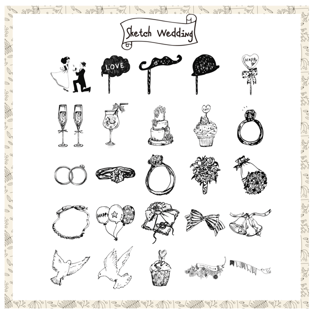 手書き風 イラスト＆フォントの無料素材25選ウェディングニュース