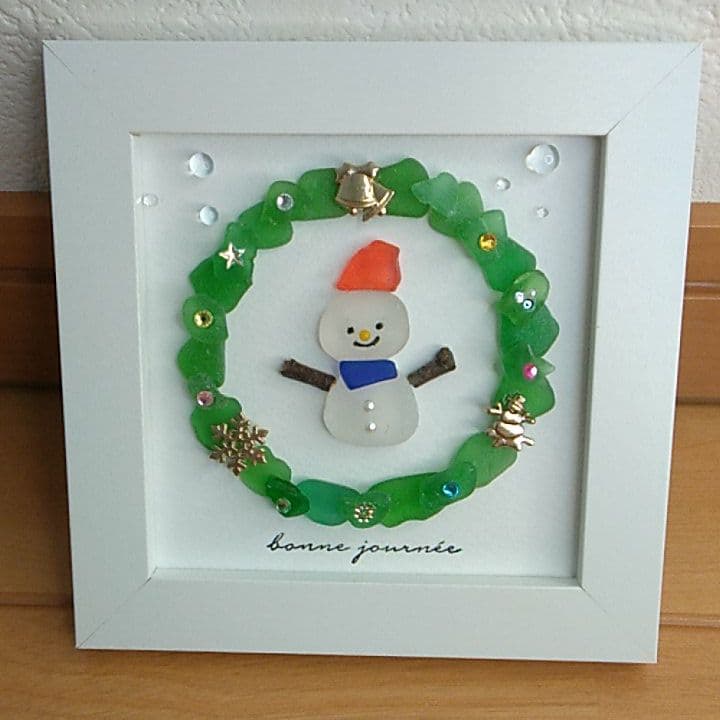 Amazon.co.jp: 絶妙なクリスマスリース屋外素朴なリース雪だるまリースクリエイティブかわいい冬のクリスマスリースサークルガーランド :おもちゃ