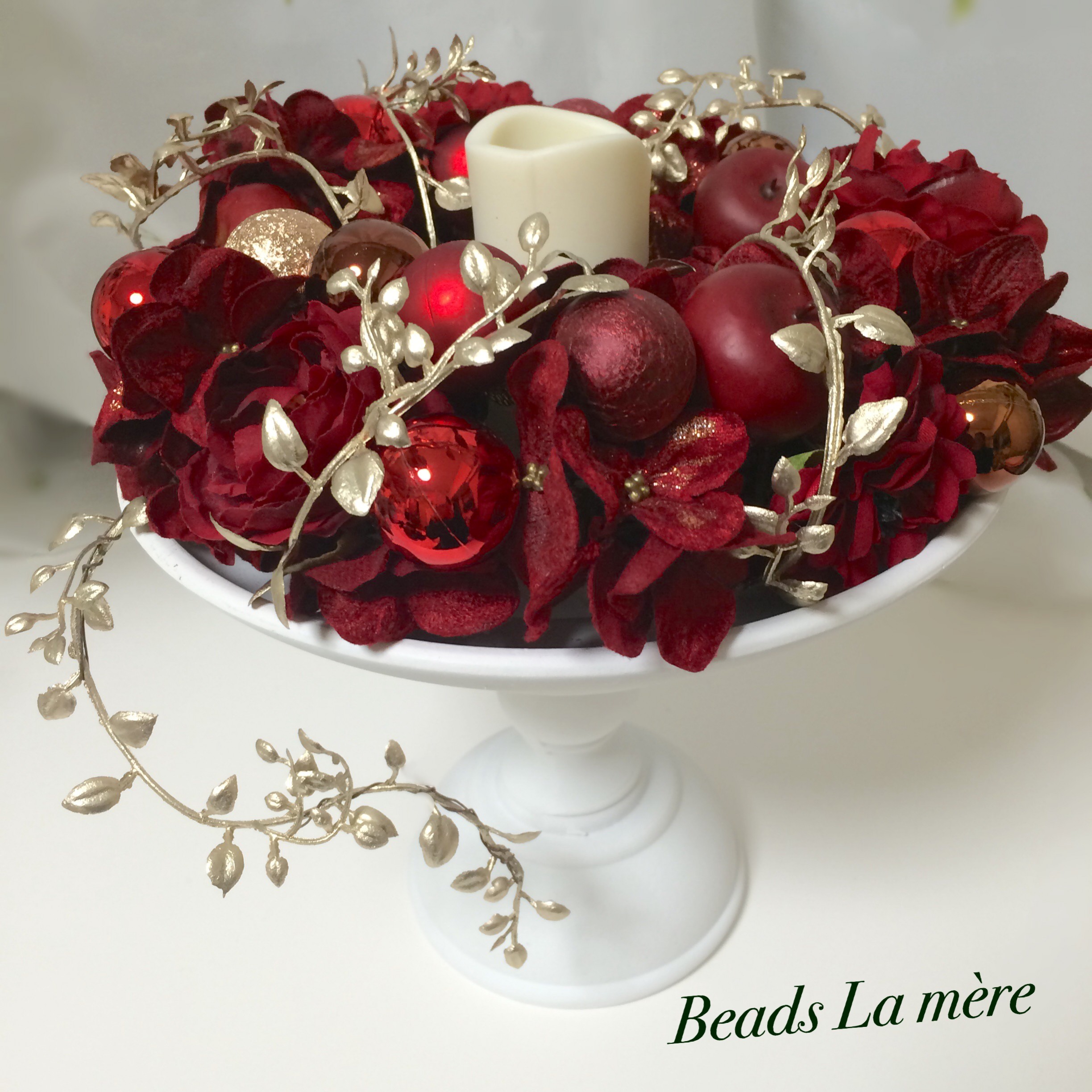 リースの森クリスマスアレンジメント fch-001iichi 日々の暮らしを心地よくするハンドメイドやアンティークのマーケットプレイス