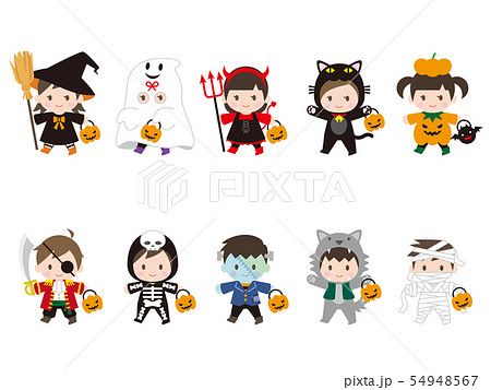 ハロウィン カボチャと仮装した女の子イラスト - No: 2069094無料イラスト・フリー素材なら「イラストAC」
