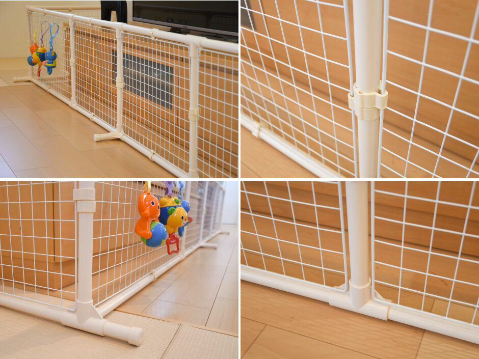 100均DIY 即席ベビーゲートをキッチンにつくりました アラサーママ ３児のママダイソー