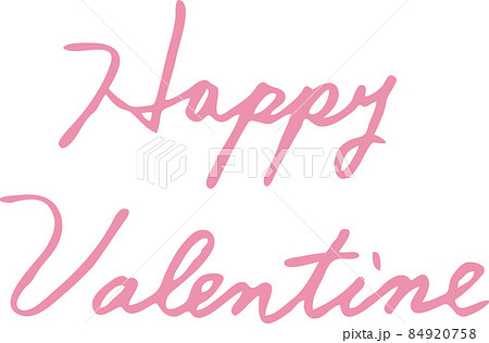 筆記体でHappy Valentine's Dayを書いてみました cursive writing
