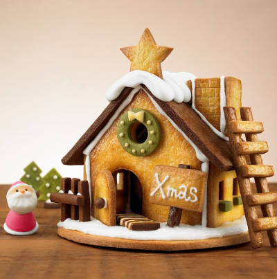 飾るだけでHAPPYな気分♪お菓子の家の作り方＆アレンジ集 - SnapDish Food Camera