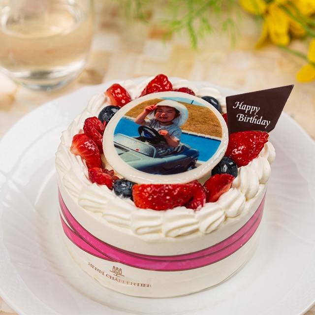 フルーツデコレーションお誕生日ケーキ バースデーケーキ は福井の御素麺屋