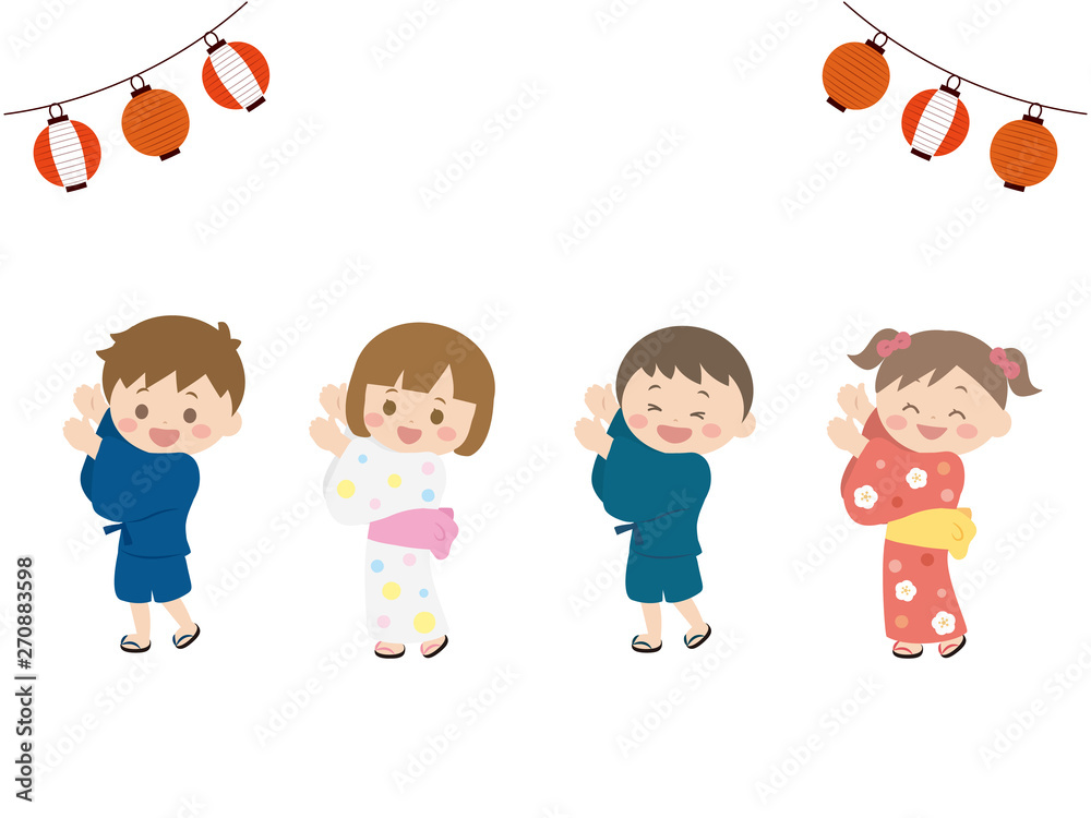 盆踊りのイラスト素材54317362- PIXTA