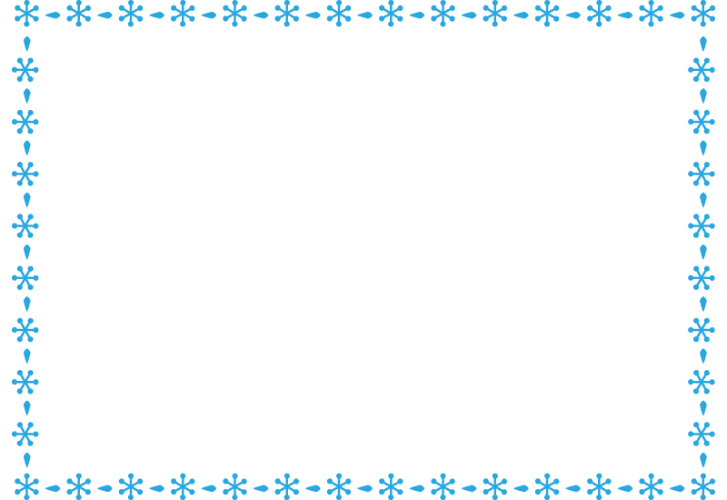 冬におすすめの商用利用可能な無料フレーム・枠素材