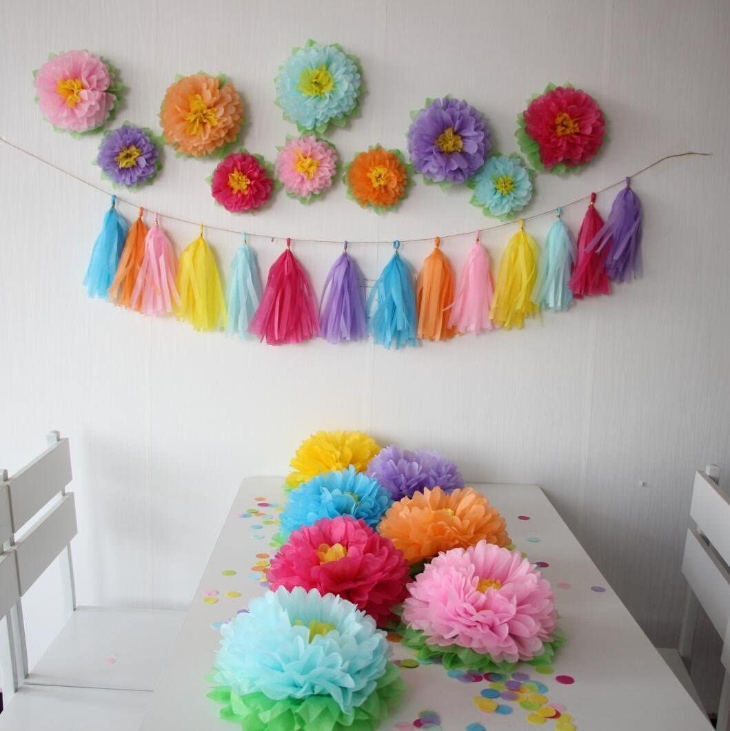 お花紙の花の作り方〜飾りつけやプレゼントにもなる、製作遊び〜保育と遊びのプラットフォーム ほいくる