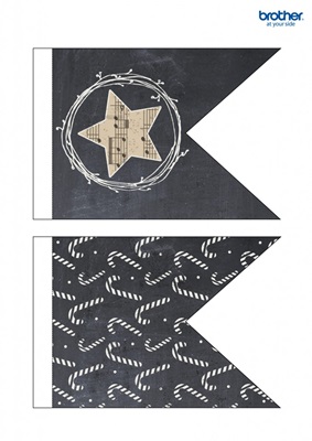 飾りつけ クリスマスガーランド 旗 の作り方 パーティーに！みみねこ日誌