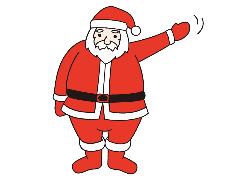 サンタクロースのフリーイラストかわいいフリーアイコン・イラストの無料素材サイトフリーペンシル