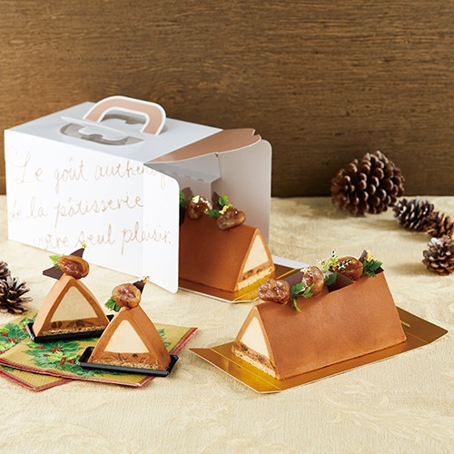 柳井紙工 スイーツ・お菓子のパッケージ企画・製造・販売🆕Xmas新商品🎂「アドロッソ 10.5×21.5」「アドロッソ 135×150」ロールケーキやスコップケーキなど、ホールケーキ以外のケーキ用アイテムも揃えています！🍰 アドロッソシリーズはノスタルジックな大人