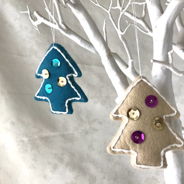 クリスマス100均DIY フェルトで作るクリスマスツリ