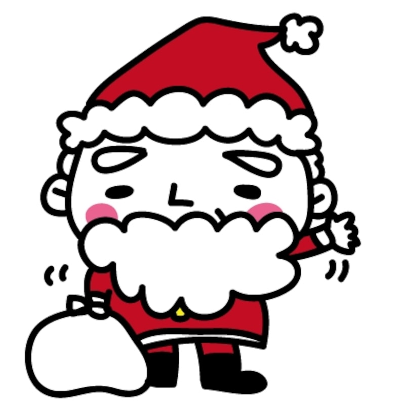 メリークリスマスイラストカード。かわいいペンギンのキャラクター。Premiumベクトル素材