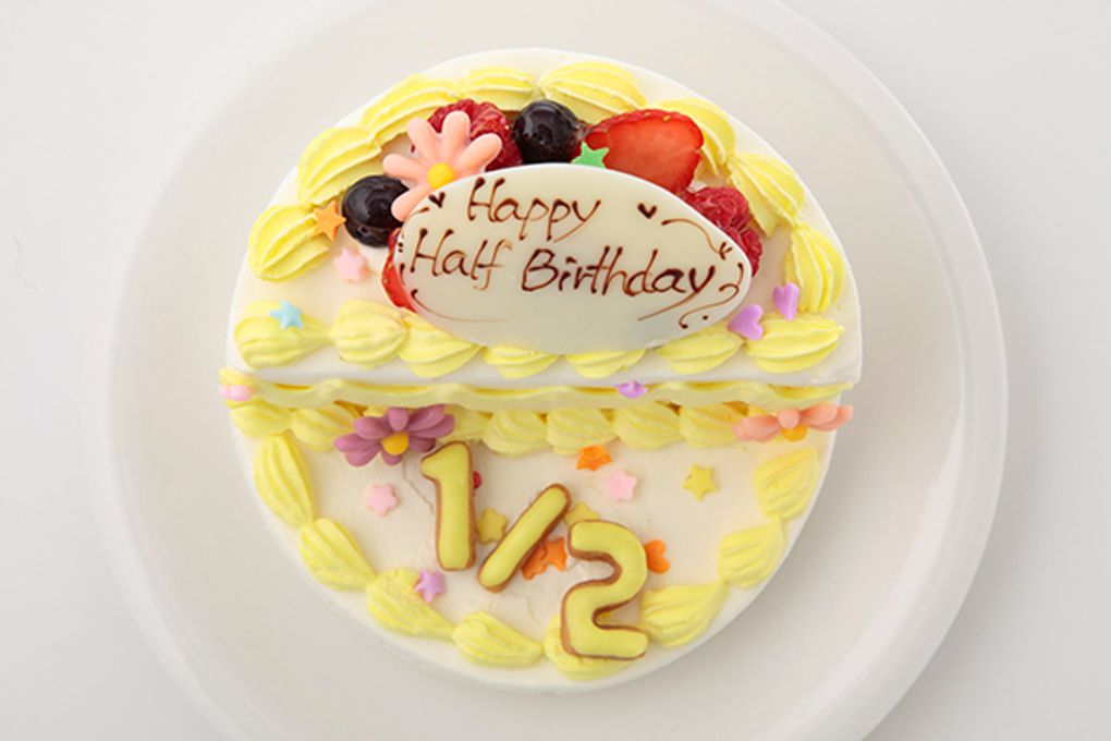 ハーフバースデー ケーキプレートTikTok