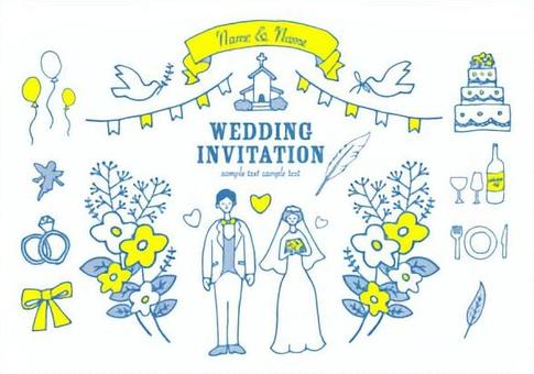 結婚式のお礼状テンプレートでおしゃれなウェディングサンキューカードデザインを無料で作成！Canva