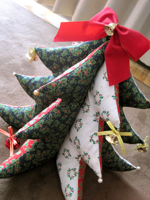 パッチワークで簡単クリスマスツリー🎄ミシンと手縫いで説明🎄第4回捨てられないはぎれ活用術