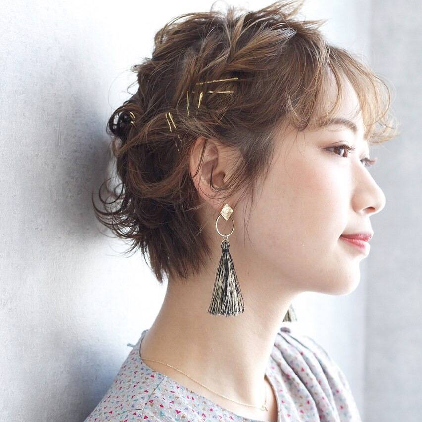ショートヘア必見 結婚式にもオススメ！ピンだけヘアアレンジ 青山・表参道の ショートヘア・ショートボブが得意な小さな隠れ家美容室NATSUYA 美容院
