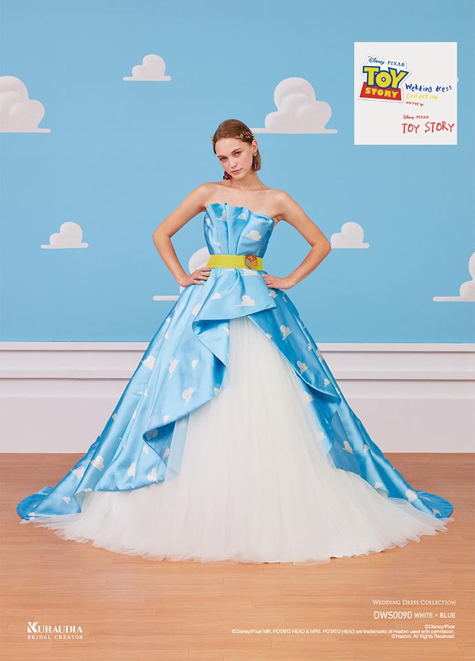 Disney -美品 ディズニー公式ドレス ディズニー ウェディングドレスコレクションドレスレンタルは