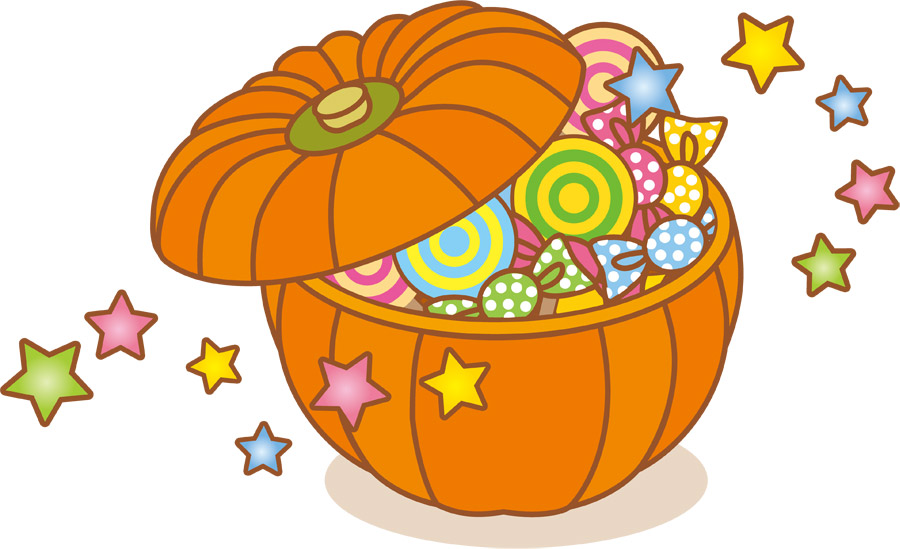 ハロウィンのお菓子 – ふでこや無料イラスト