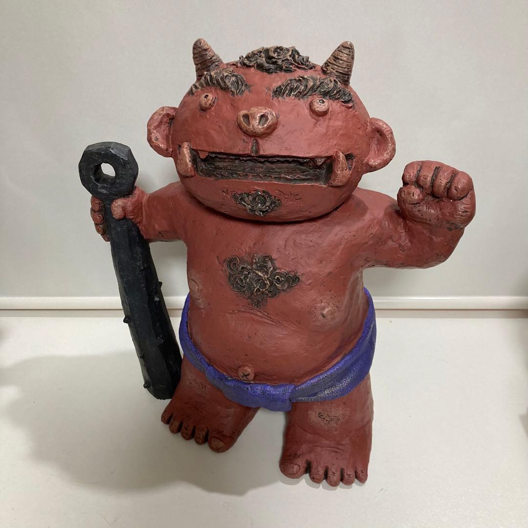 ちりめん細工，鬼さん，節分，置物，ぬいぐるみ