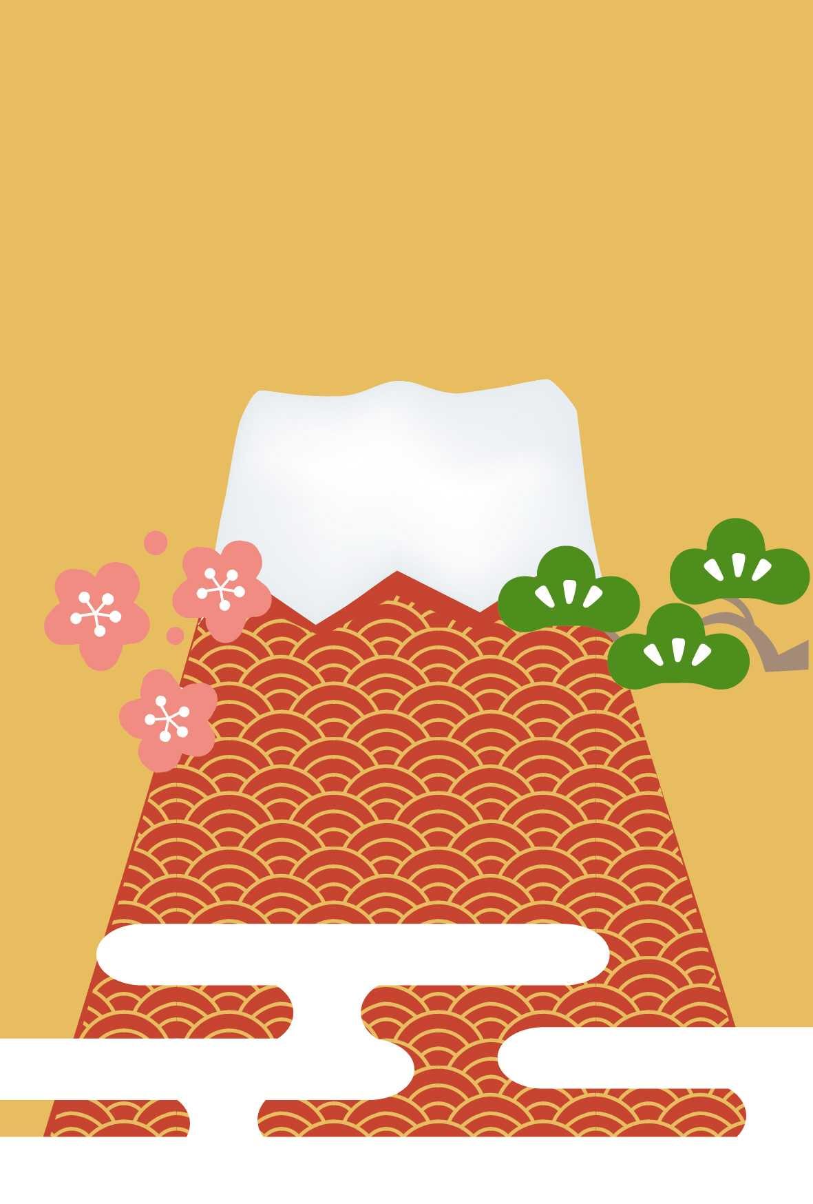 年賀状 富士山イラスト - No: 2199014無料イラスト・フリー素材なら「イラストAC」