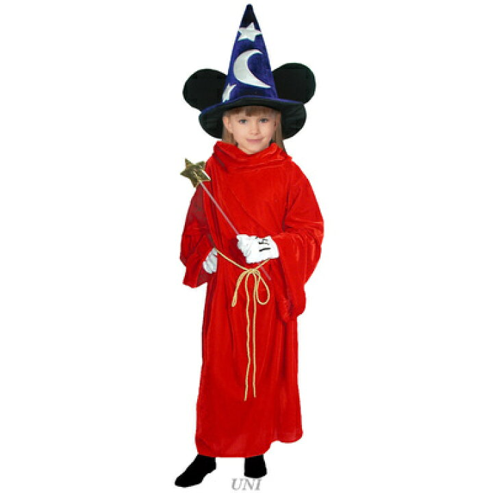 コスプレ 仮装 衣装 ハロウィン コスチューム アニメ ディズニー キッズ こども パーティーグッズ 子ども用ファンタジアミッキーL