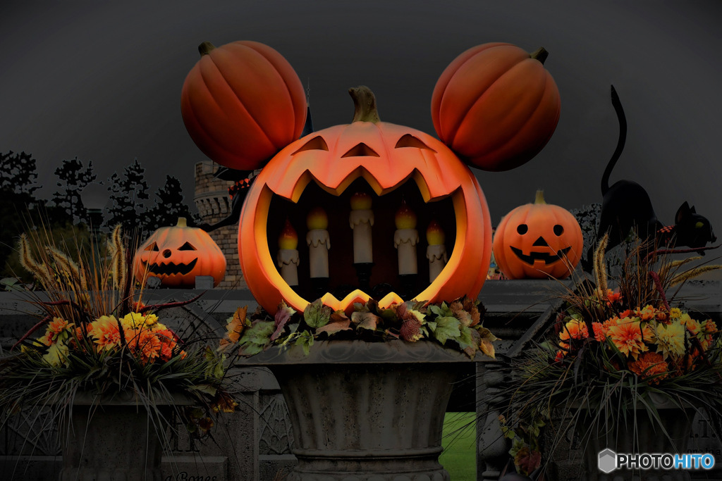 ハロウィンの風景イラスト 無料画像 - Public Domain Pictures