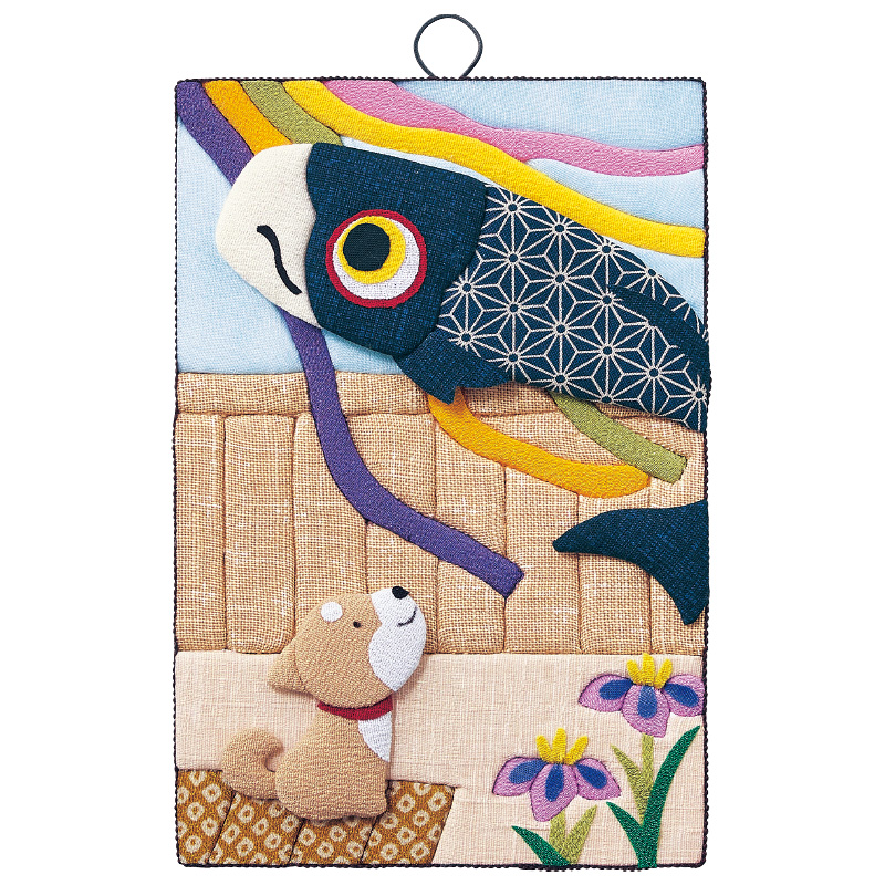 手作りキット こいのぼり 京錦 ■ つるし飾り つるし 飾り 端午の節句 節句 こども 縁起物 panami LH-163 ソーイング 布手芸 和材料 セット タカギ繊維 パナミ ハンドメイド 手芸 手作り ■手作り工房MYmama エムワイママ