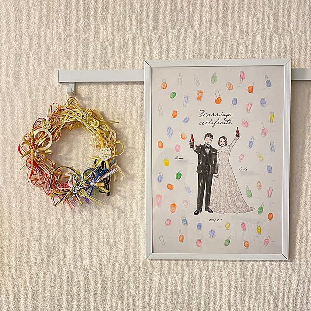 水引リース✾夫婦円満の象徴♡世界に一つだけのリースをお作りします♪水引リメイク - mamarin GALLERYminne byGMOペパボ国内最大級のハンドメイド・手作り通販サイト