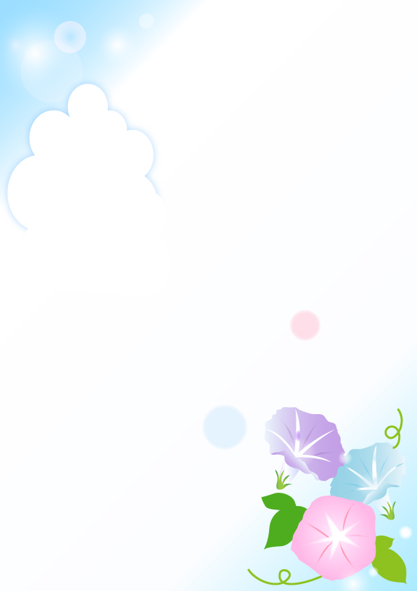 はがき 暑中見舞い お中元 御礼状 和風 イラスト 無料 和紙 夏花きらら FPS-702 朝顔 あさがお ３枚入り 出産 結婚 内祝い お礼状挨拶状 ハガキ 四季 花 福井朝日堂 京都F. A. Greetings