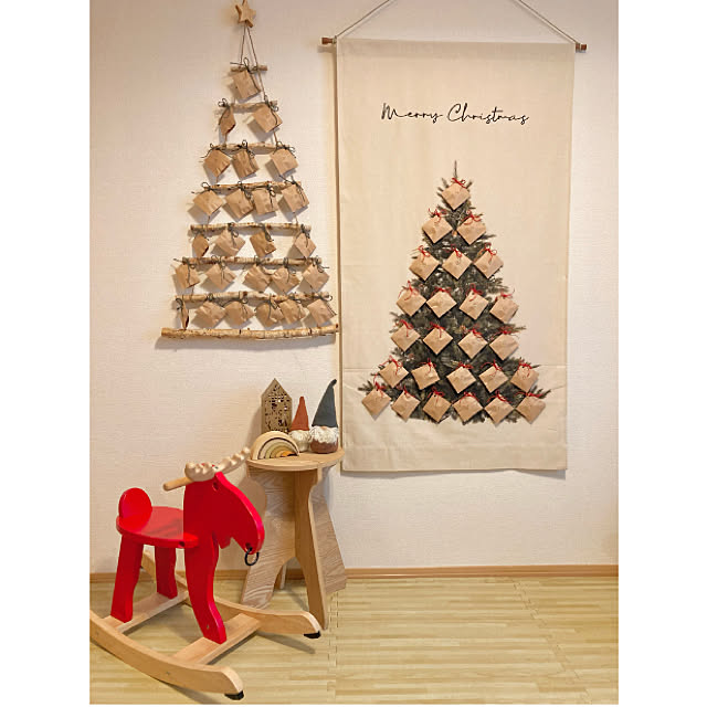 ツリーと一緒に飾れる北欧風の手作りアドベントカレンダーThankyou Works Blog
