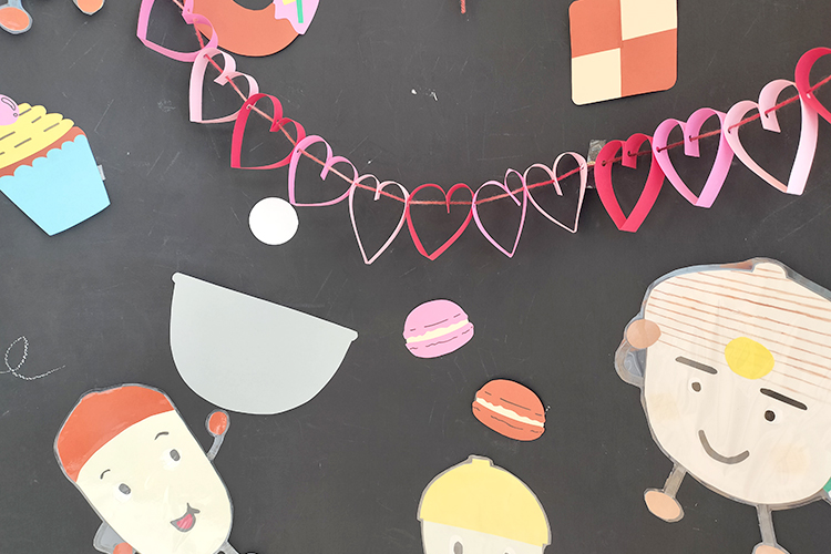 バレンタイン2月壁面ハンドメイド幼稚園保育園フリマアプリ ラクマ