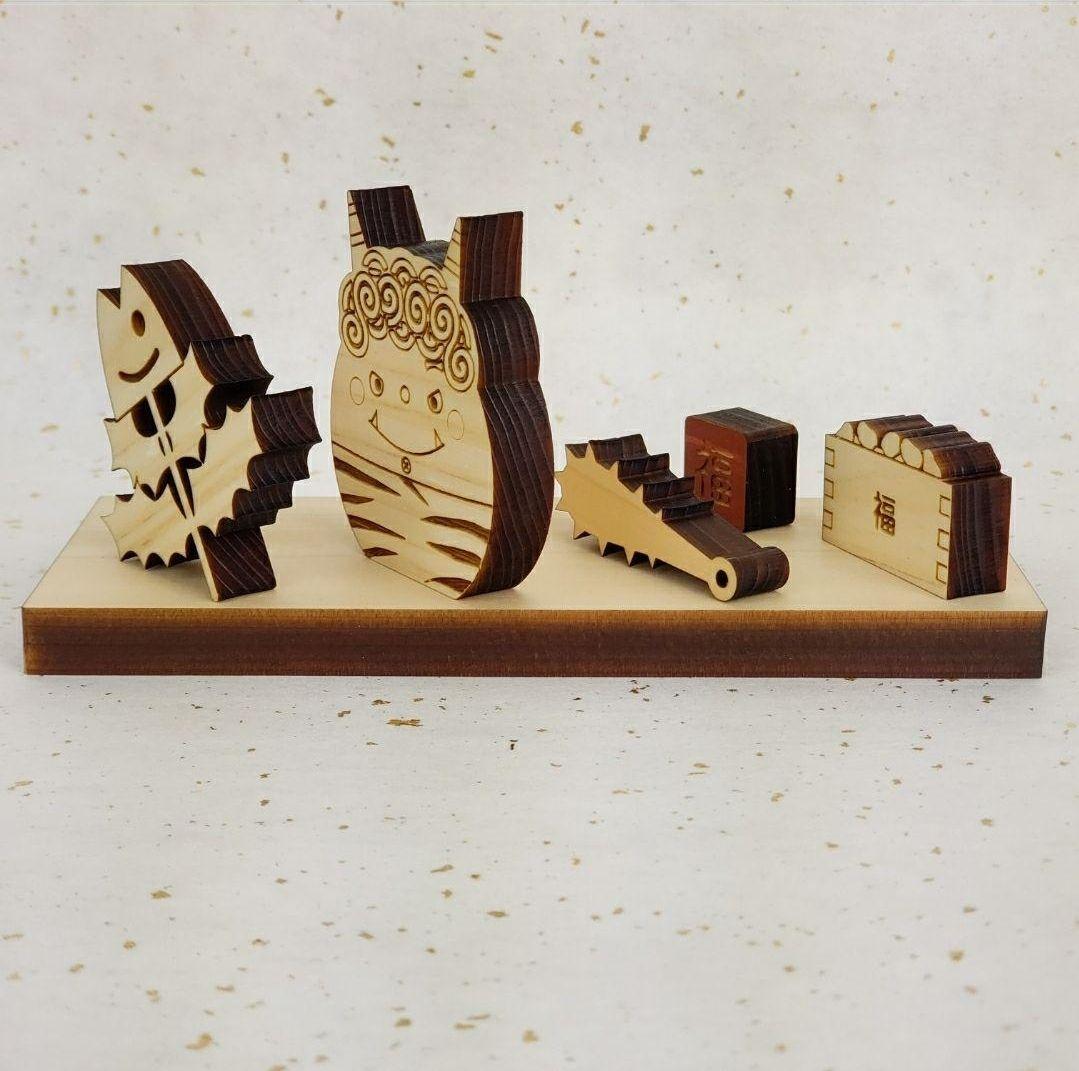 楽天市場 人形 節分 飾り 置物 恵方巻 玄関 コンパクト 小さい 手作り季節の輪飾り 豆まき飾りミニ 可愛い人気 輪っか ちりめん :和雑貨 京ぜんび